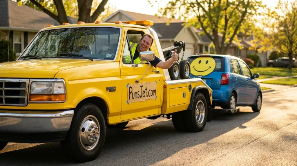 Funny Tow Truck Puns