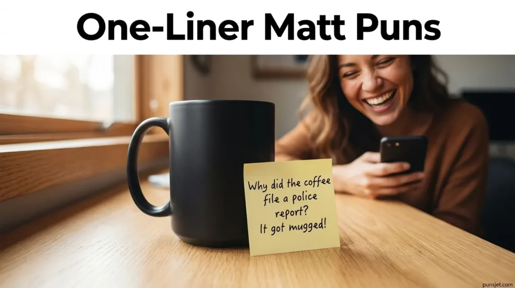 One-Liner Matt Puns