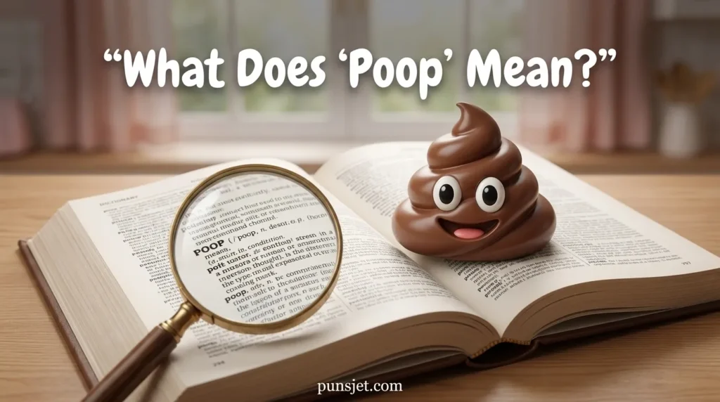 What Does “Poop” Mean