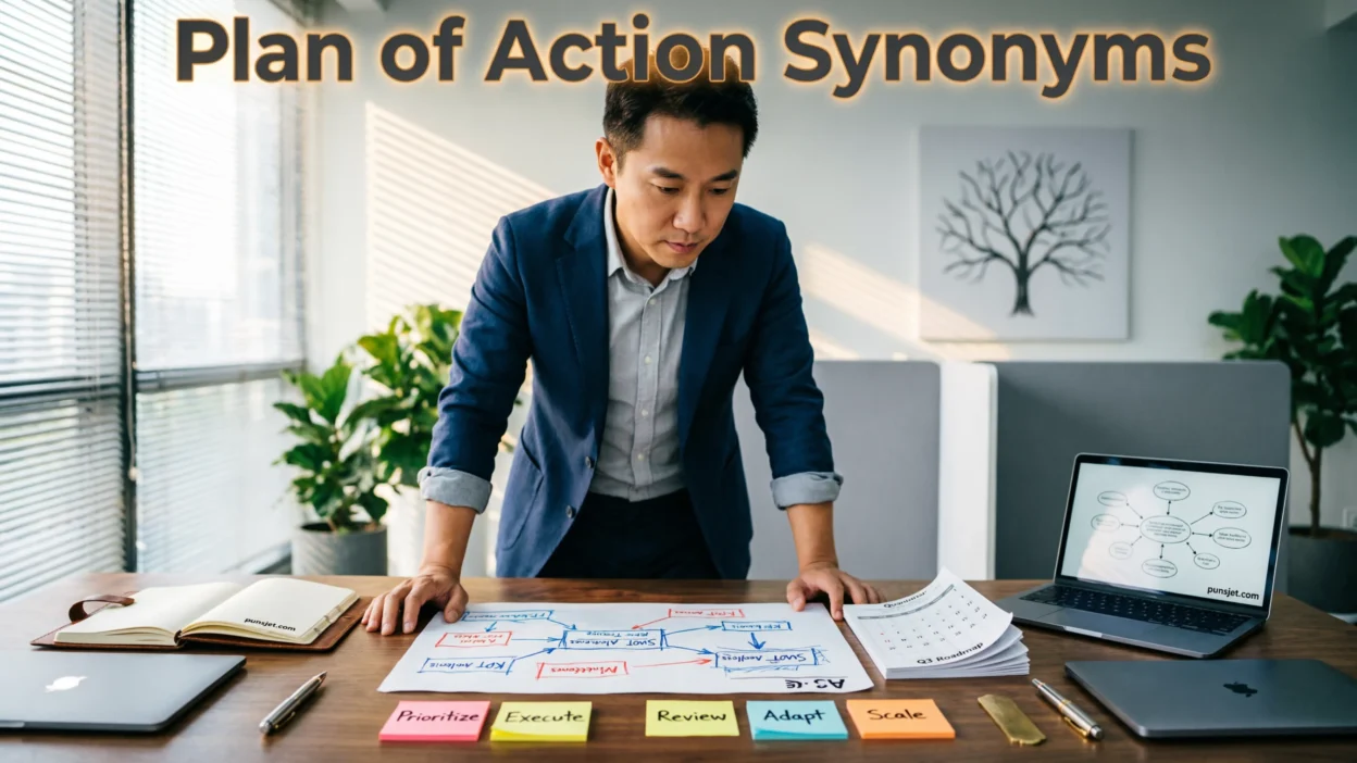 Plan of Action Synonyms