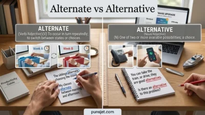 Alternate and Alternative