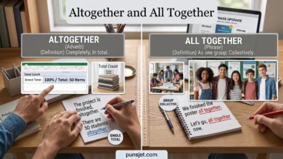 Altogether and All Together