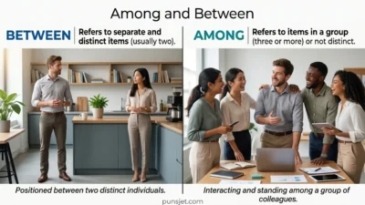 Among and Between