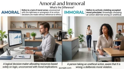Amoral and Immoral