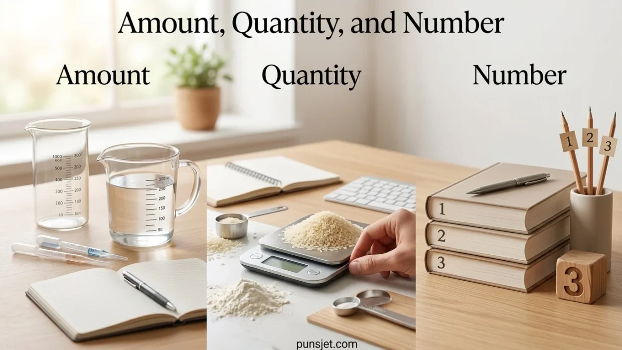 Amount, Quantity, and Number