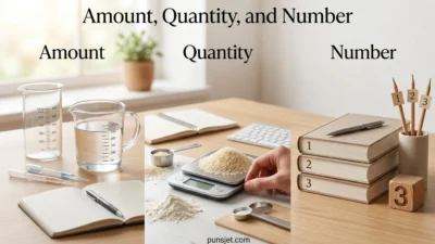 Amount, Quantity, and Number