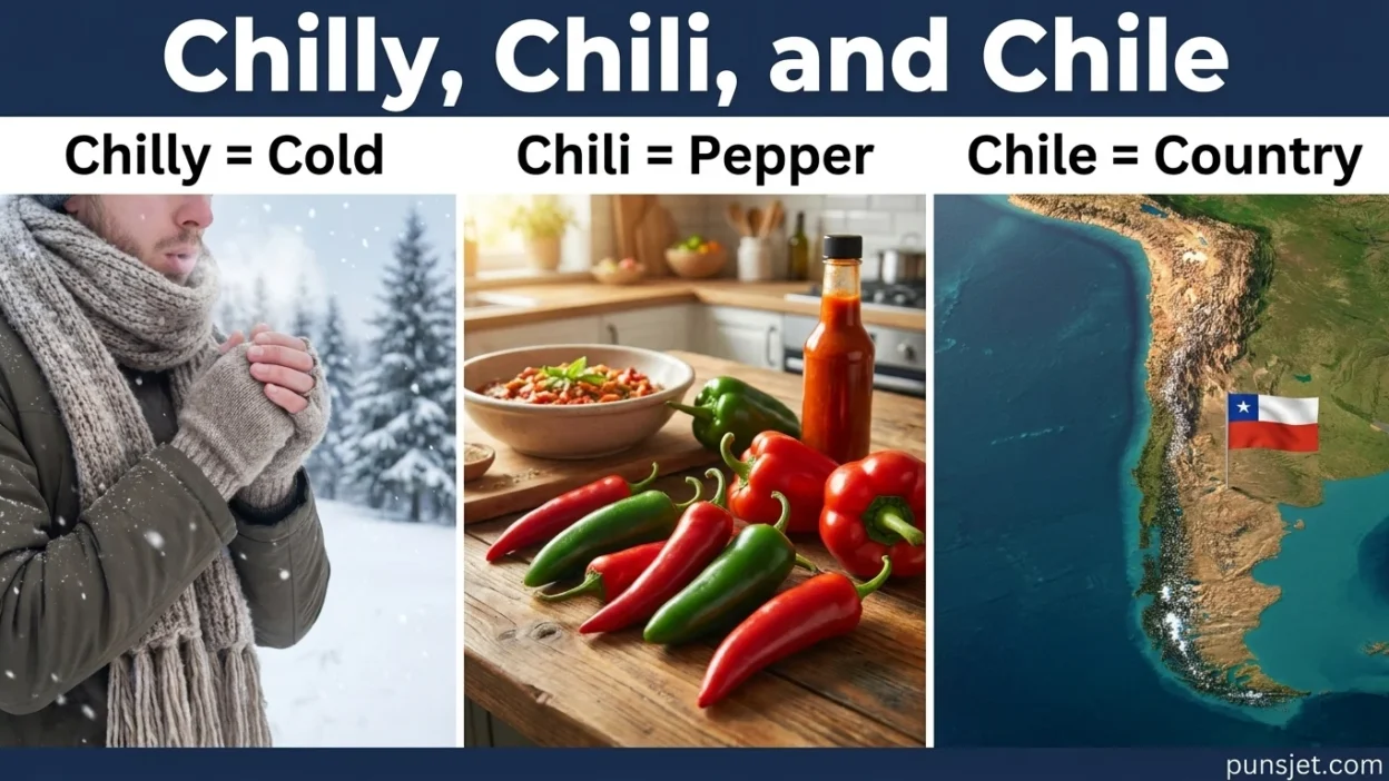 Chilly, Chili, and Chile