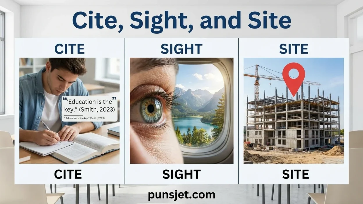 Cite Sight and Site