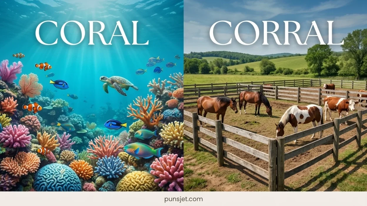 Coral and Corral