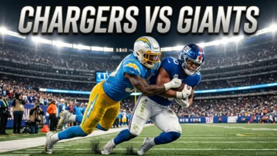 Chargers vs Giants