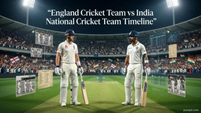 England Cricket Team vs India National Cricket Team Timeline