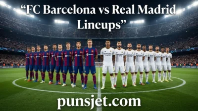 FC Barcelona vs Real Madrid Lineups