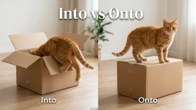 Into vs Onto