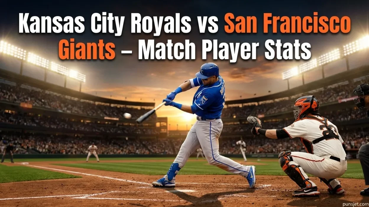 Kansas City Royals vs San Francisco Giants Match Player Stats Today