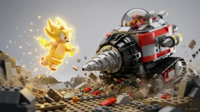 LEGO Sonic the Hedgehog Super Sonic vs. Egg Drillster