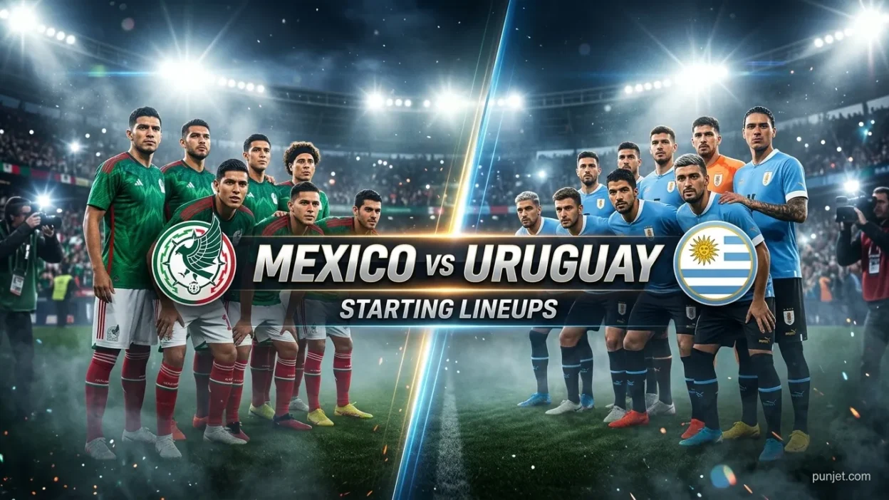 Mexico National Football Team vs Uruguay National Football Team Lineups