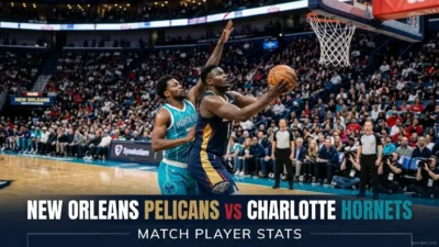 New Orleans Pelicans vs Charlotte Hornets Match Player Stats