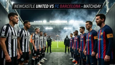 Newcastle United F.C. vs FC Barcelona Lineups