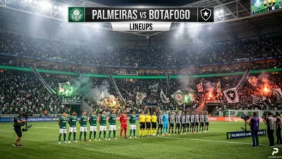 Palmeiras vs Botafogo Lineups