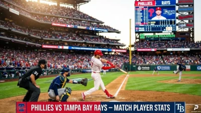 Phillies vs Tampa Bay Rays Match Player Stats
