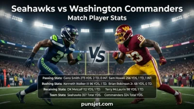 Seahawks vs Washington Commanders Match Player Stats