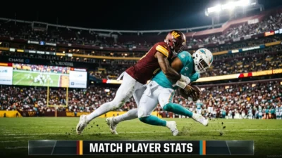 Washington Commanders vs Miami Dolphins Match Player Stats